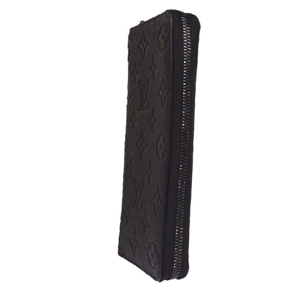Authentic LOUIS VUITTON Zippy Wallet Vertical Wallet Monogram Taurillon BK - Picture 5 of 11